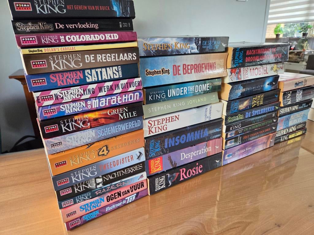 Stephen King boeken €50 excl verz of verkoop p.s., Ophalen of Verzenden, Gelezen, Stephen King, Nederland