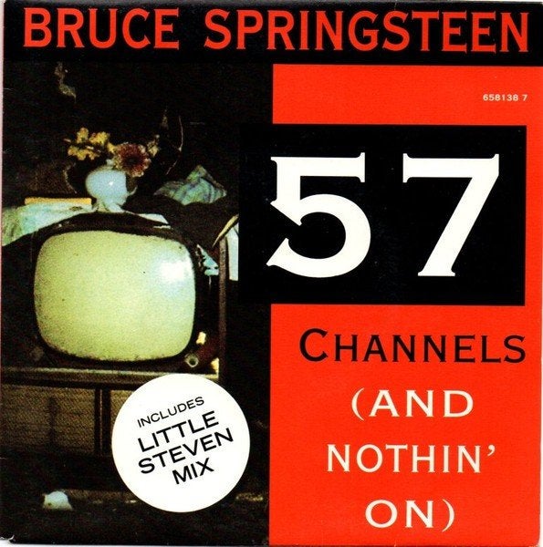 Vinyl single Bruce Springsteen  57 Channels (And Nothin' On), 7 inch, Ophalen of Verzenden, Pop, Overige typen