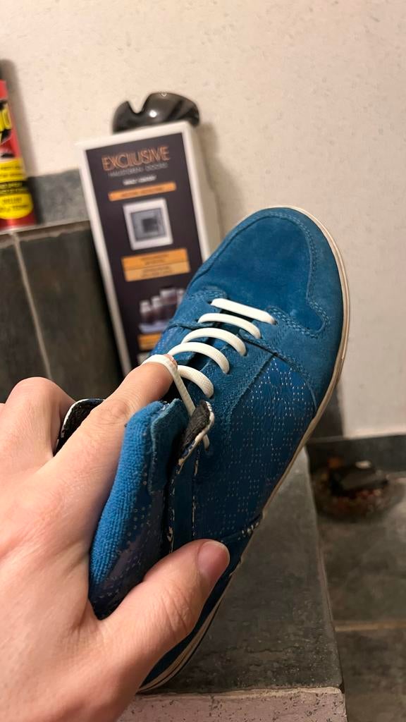 Supra Vaider Sneakers, maat 46, Blauw, Ophalen of Verzenden, Sneakers of Gympen, Gedragen