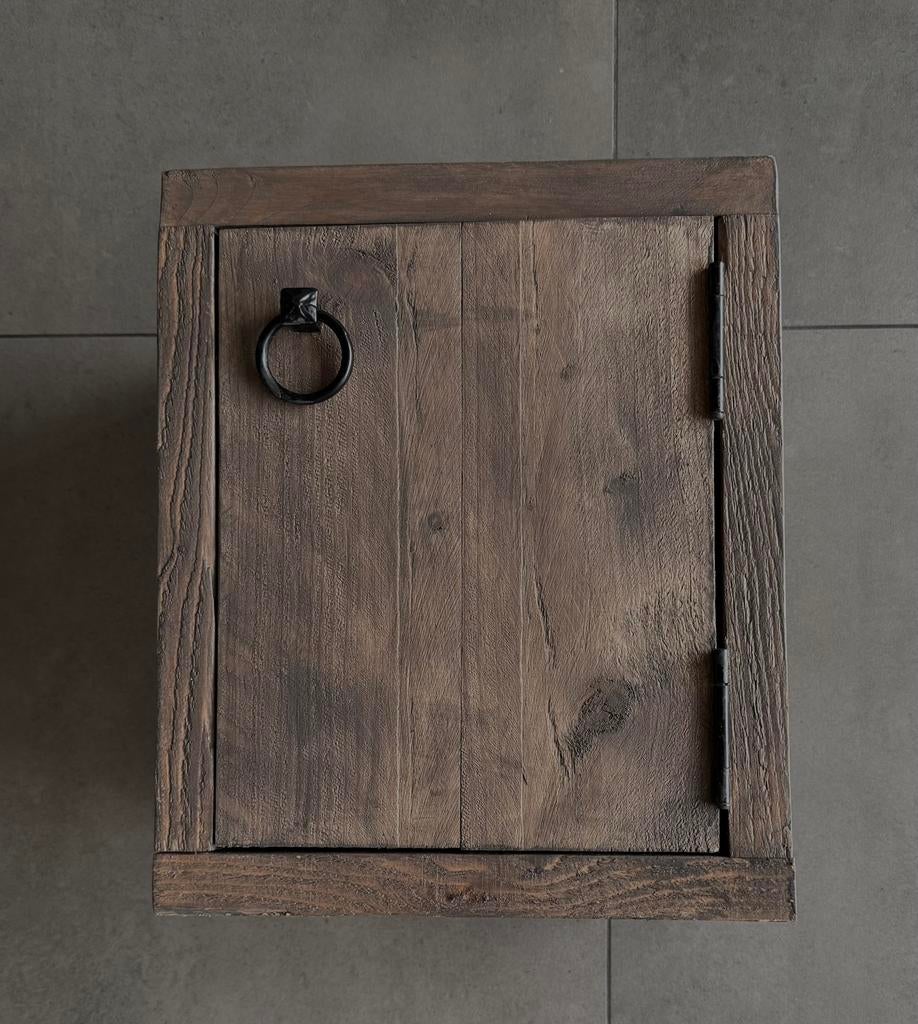 Steigerhouten toiletkastje, Minder dan 50 cm, Lampjesenzo, 4838ET, Ophalen of Verzenden