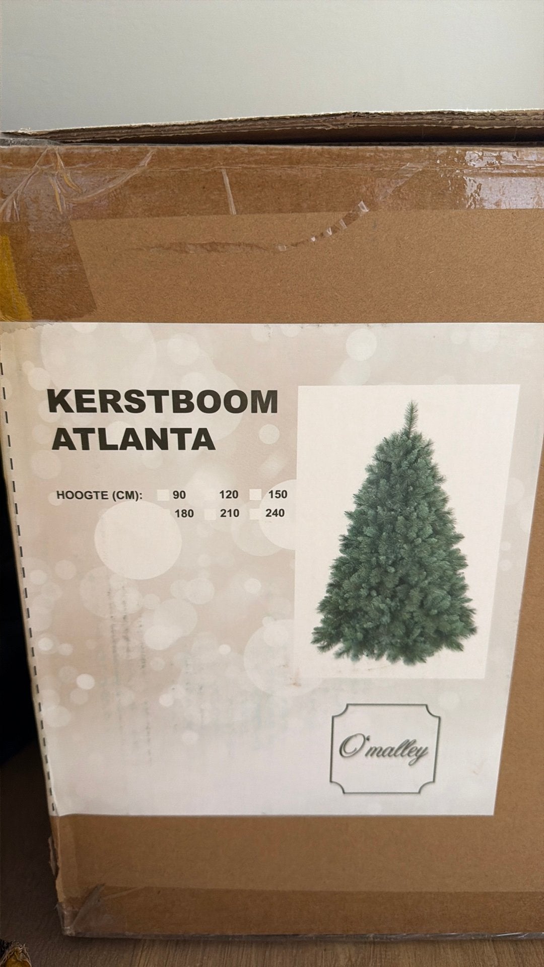 Kerstboom 210 hoog, Diversen, Kerst, Ophalen, Zo goed als nieuw