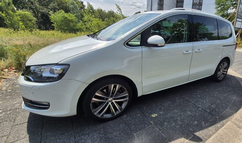 Volkswagen Sharan 2.0 TDI 130KW DSG 2015 Wit, Auto's, Volkswagen, Particulier, Sharan, Diesel, Euro 5, D, MPV, Automaat, Geïmporteerd