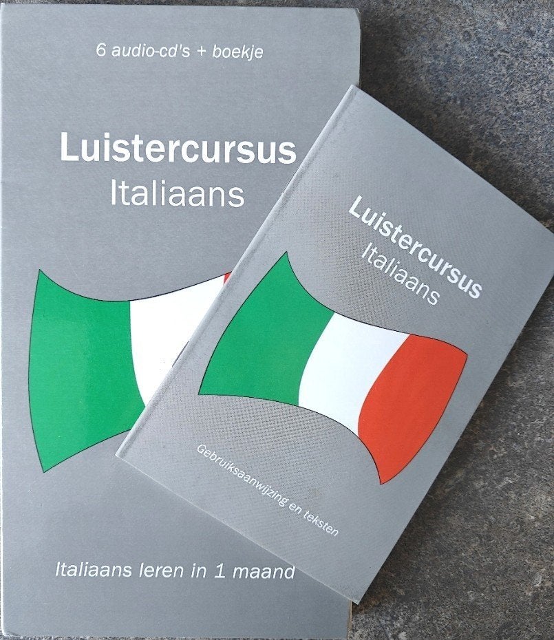 LUISTERCURSUS ITALIAANS: 6 AUDIO-CD'S + BOEKJE., Ophalen of Verzenden, Alpha, Zo goed als nieuw, Niet van toepassing