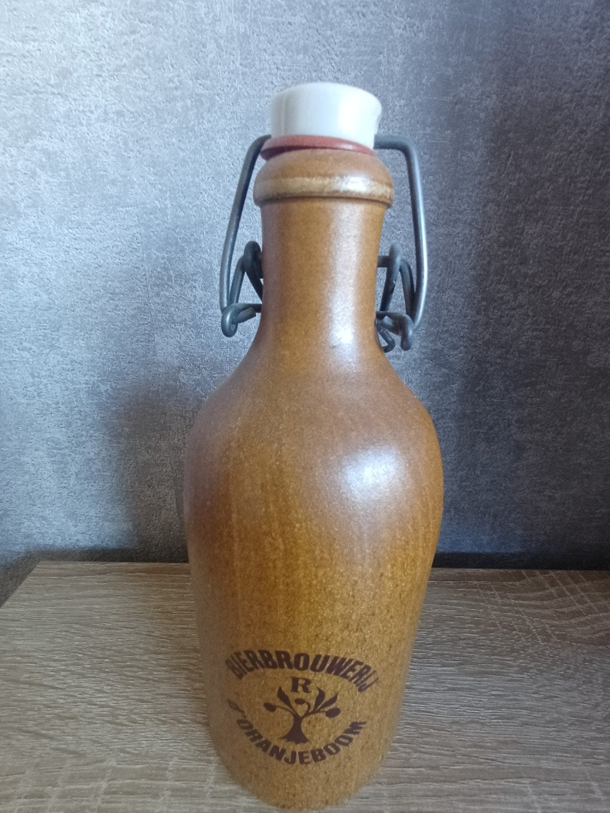 Vintage Oranjeboom Bierbrouwerij Kruik met Beugeldop, Ophalen of Verzenden, Flesje(s), Oranjeboom