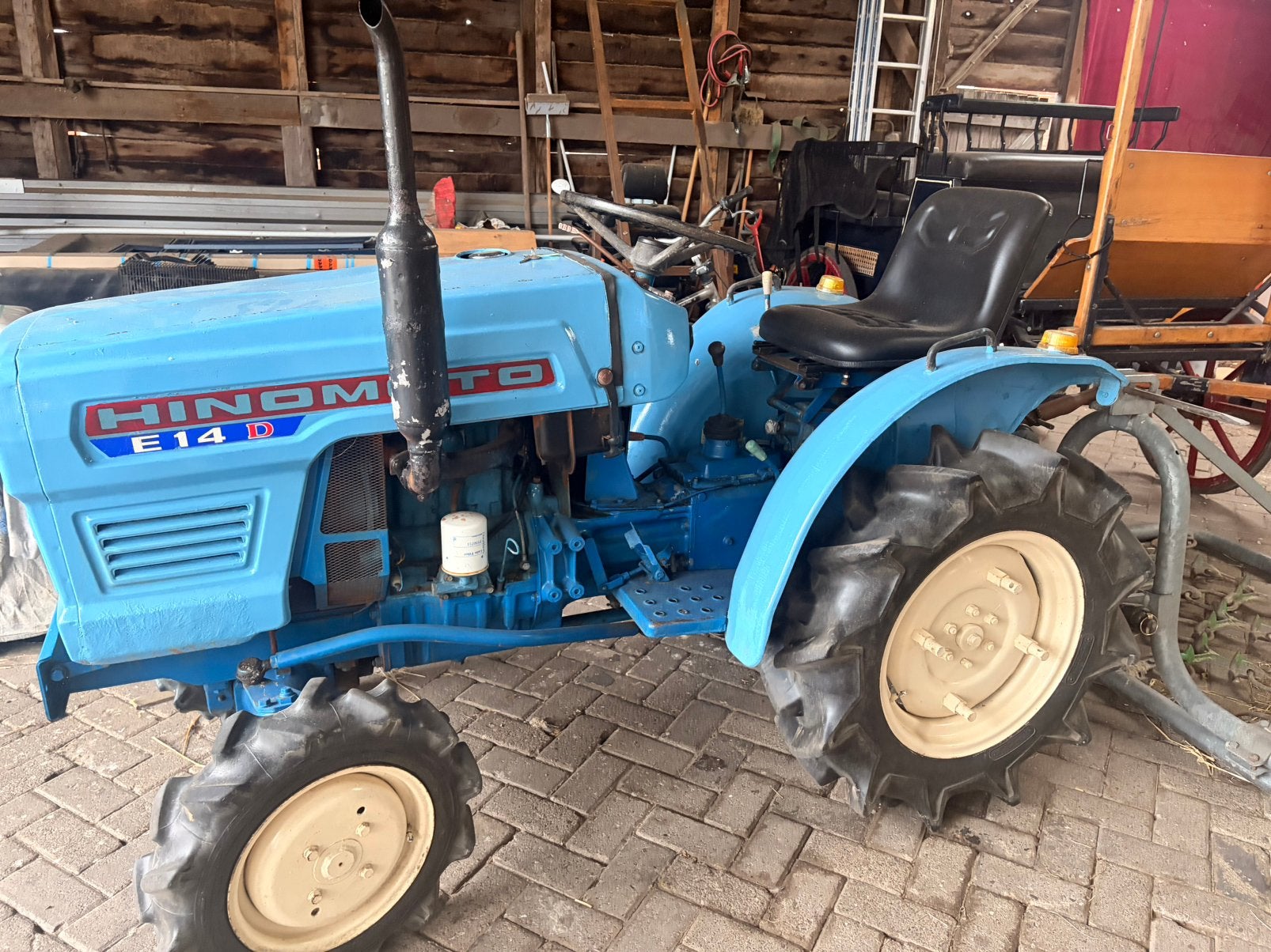 Mini hinomoto met sleep & Ford 2000 met kenteken, Ophalen, Gebruikt, 2500 tot 5000, Ford