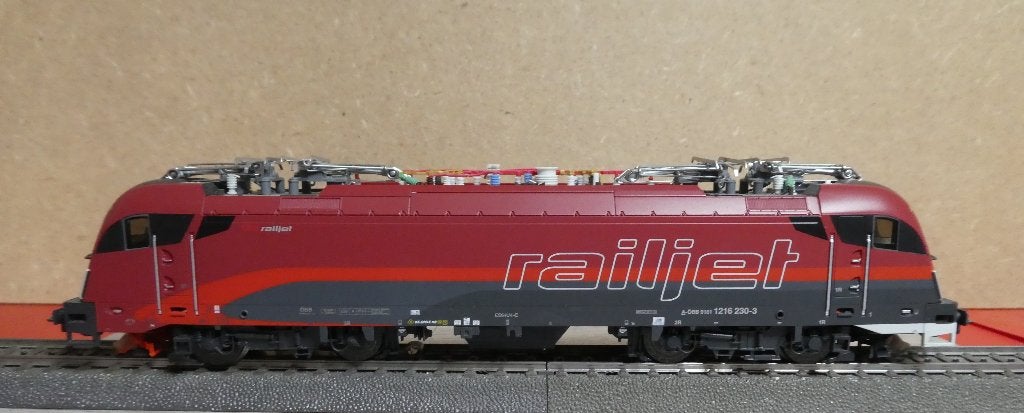 Piko Rh1116 ÖBB Railjet uit set 58132, Wisselstroom, Locomotief, Zo goed als nieuw, Piko