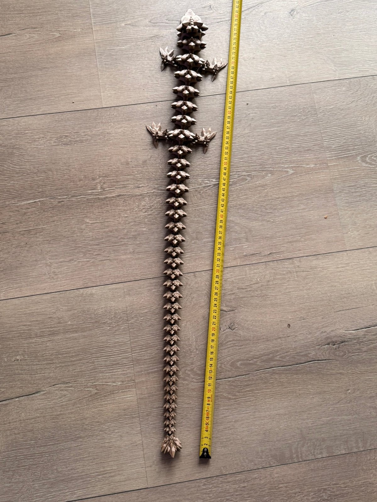 3D Geprinte Draak - Flexibel en Gedetailleerd, 80 cm, Ophalen of Verzenden, Zo goed als nieuw