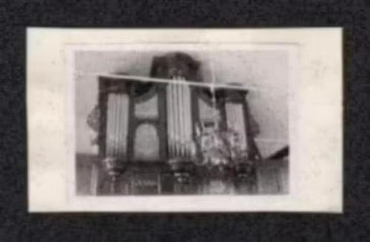 Foto Renoy Kerk Interieur Orgel., Foto, Ophalen of Verzenden, Zo goed als nieuw, 1940 tot 1960