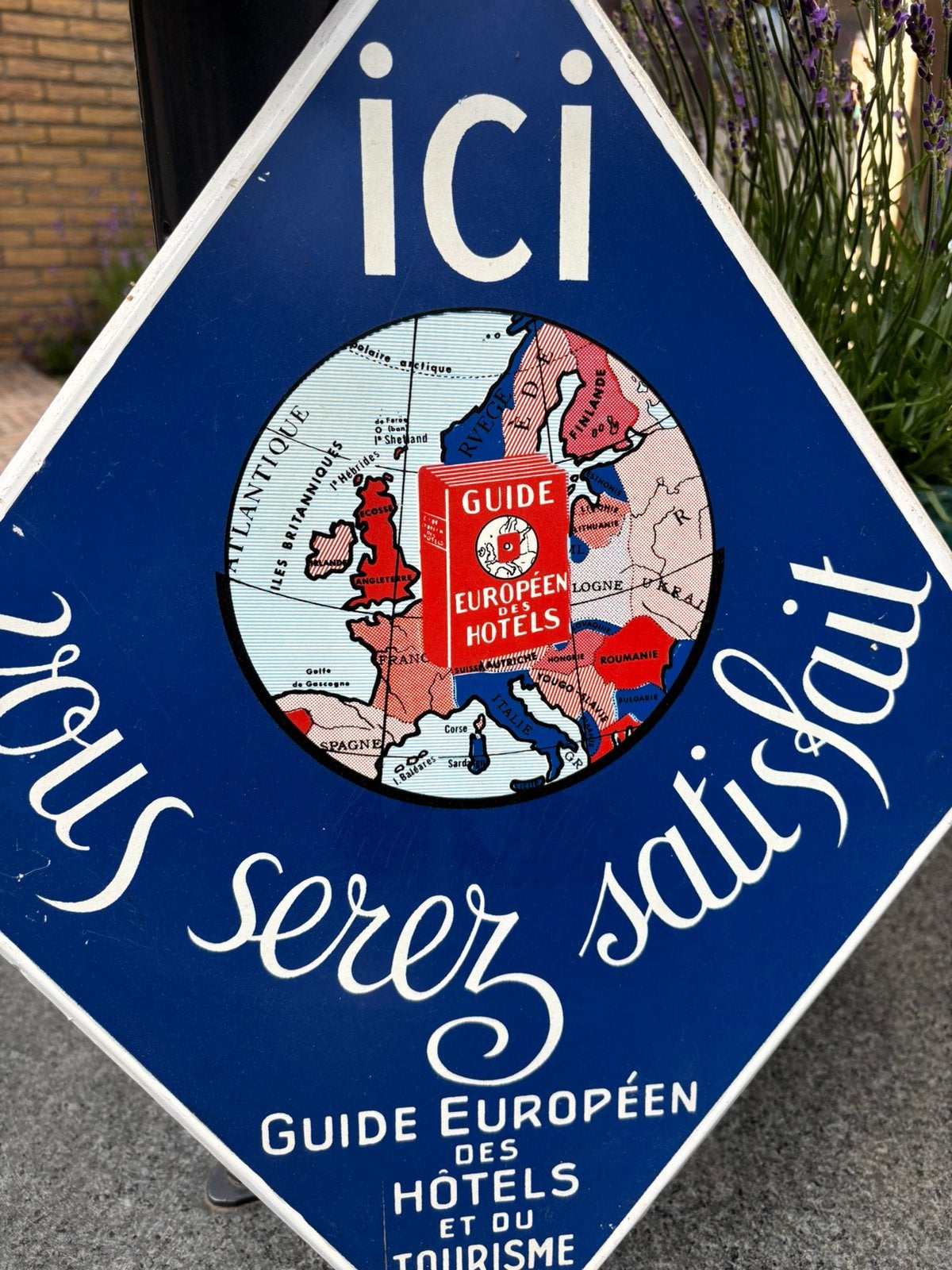 Reclamebord, Ophalen of Verzenden, Gebruikt, Reclamebord