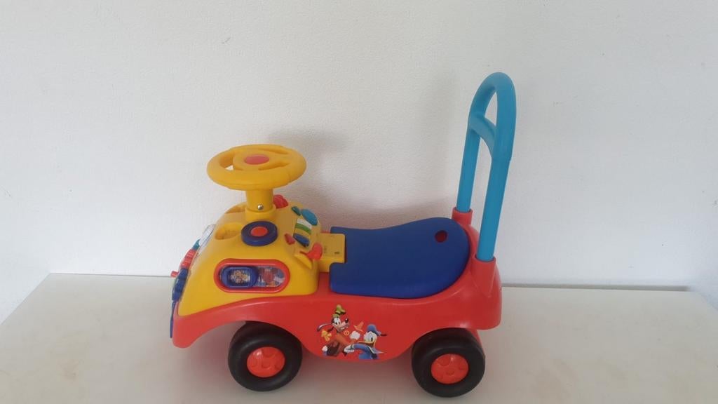 Disney Mickey Mouse Loopauto met Geluid, Ophalen, Gebruikt, Loopvoertuig