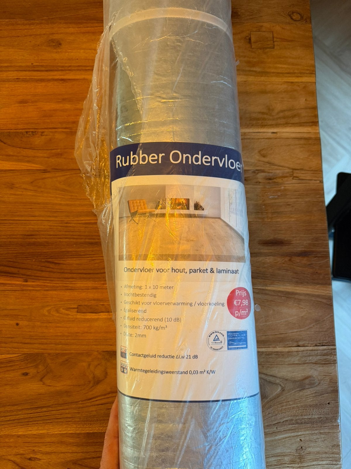 Ondervloer 10M2, Ophalen, Overige materialen, 30 cm of meer, 50 tot 150 cm