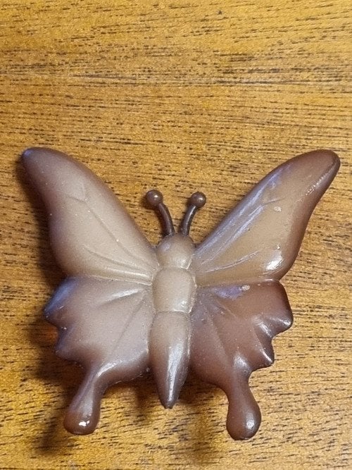 broche vlinder bruin kunsststof, Ophalen of Verzenden, 'T Olde Gre-j, Info@toldegrej.nl, Endepoelstraat 20f Didam