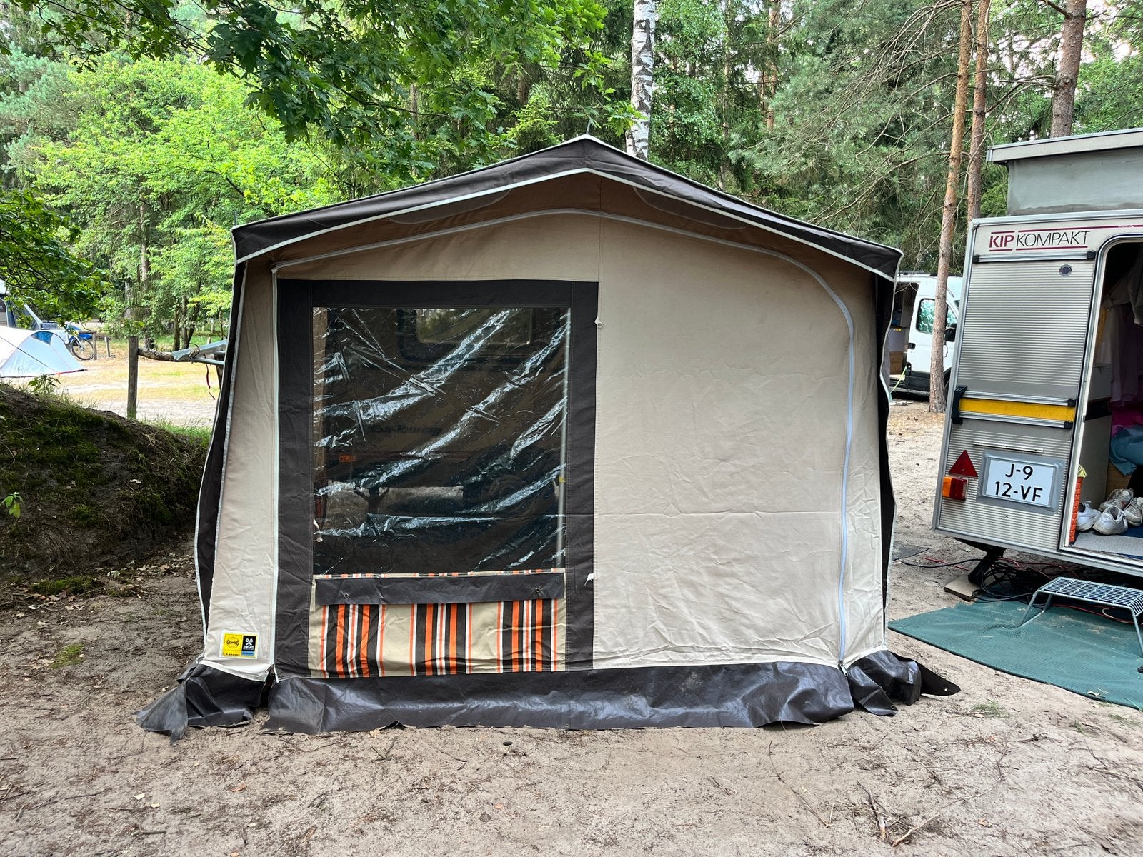 Originele Eriba Puck voortent – Ten Cate  – Zeer nette staat, Caravans en Kamperen, Voortenten en Luifels, Ophalen of Verzenden