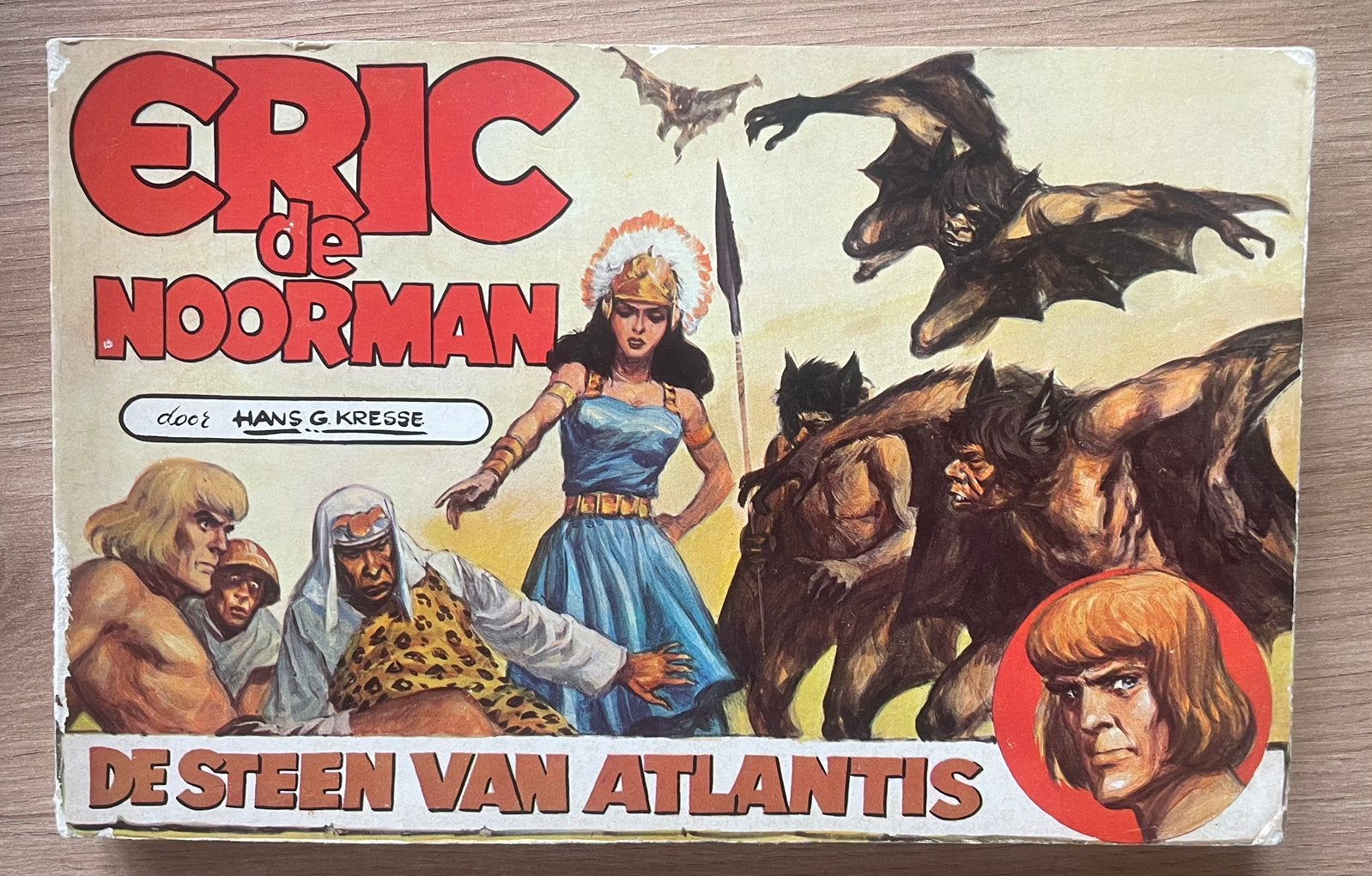 Eric de Noorman, De steen van atlantis, Boeken, Eén stripboek, Ophalen of Verzenden, Zo goed als nieuw