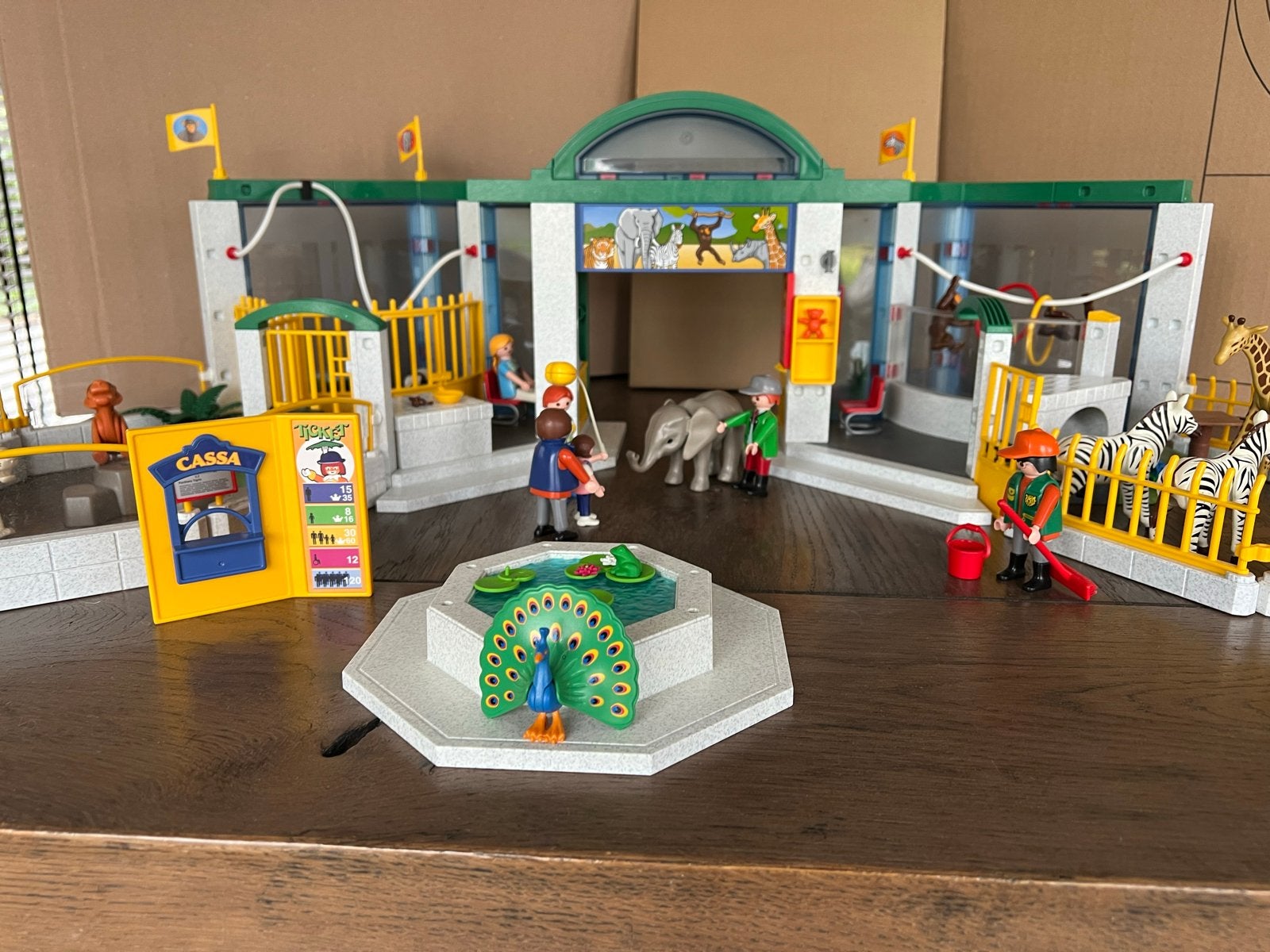 Playmobil Dierentuin met veel dieren en figuren, Gebruikt, Gebouw, Complete set, Family fun