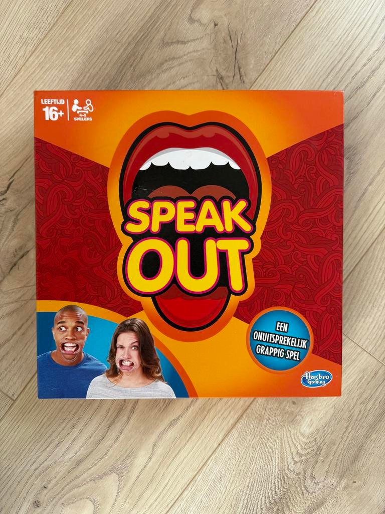Speak Out gezelschapsspel, Drie of vier spelers, Ophalen of Verzenden, Nieuw