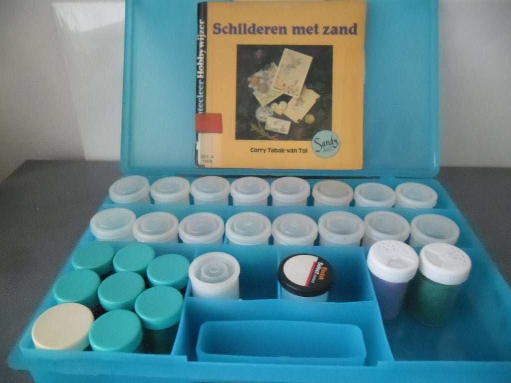 Kaarten maken met zand. Met voorbeelden boekje, Ophalen, Gebruikt, Overige thema's, Overige typen