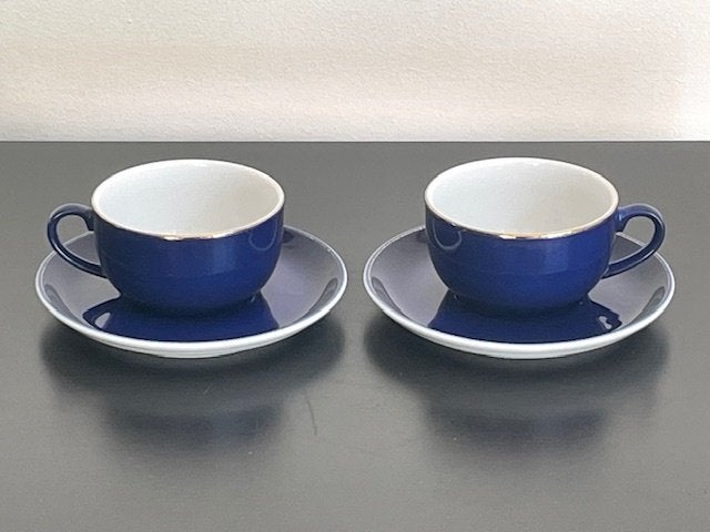 Mitterteich Douwe Egberts 2 koffie/theekoppen met schotels, Ophalen of Verzenden