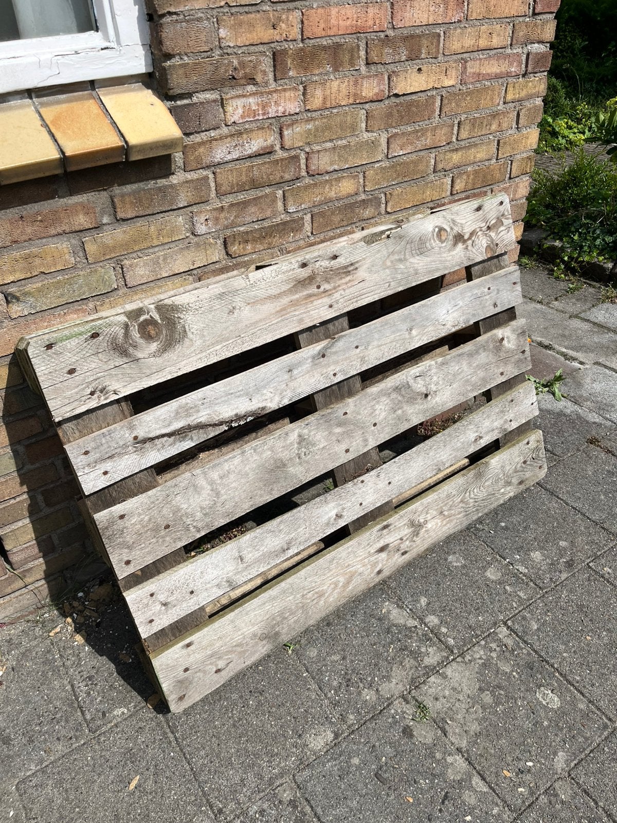 Pallet gratis ophalen, Doe-het-zelf en Verbouw, Ophalen, Zo goed als nieuw, 50 mm of meer, Minder dan 200 cm