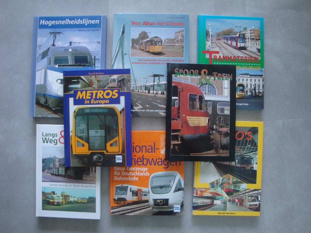 Collectie Boeken Over Treinen, Metro's en Trams in Europa, Ophalen of Verzenden, Zo goed als nieuw, Daniël Riechers, Trein