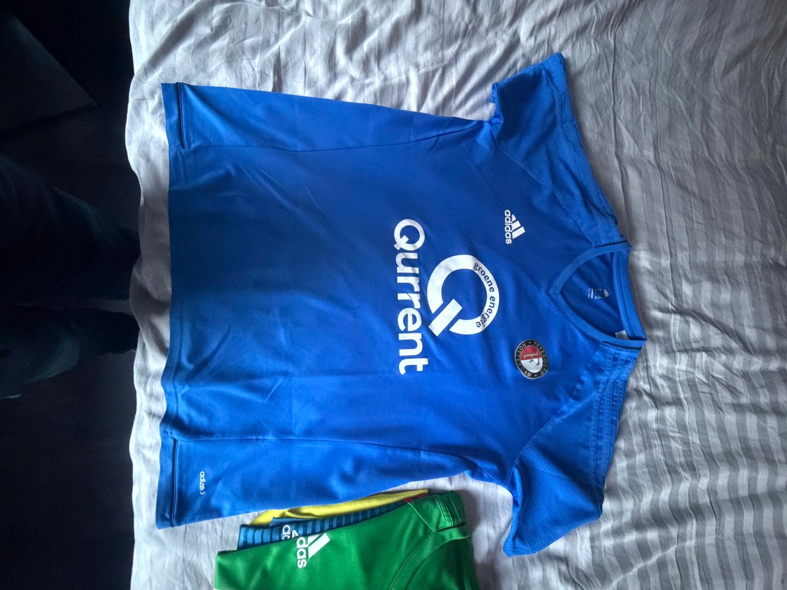 Feyenoord Adidas voetbalshirt blauw maat xl, Ophalen of Verzenden, Zo goed als nieuw, Voetbal, Maat 48/50 (M)