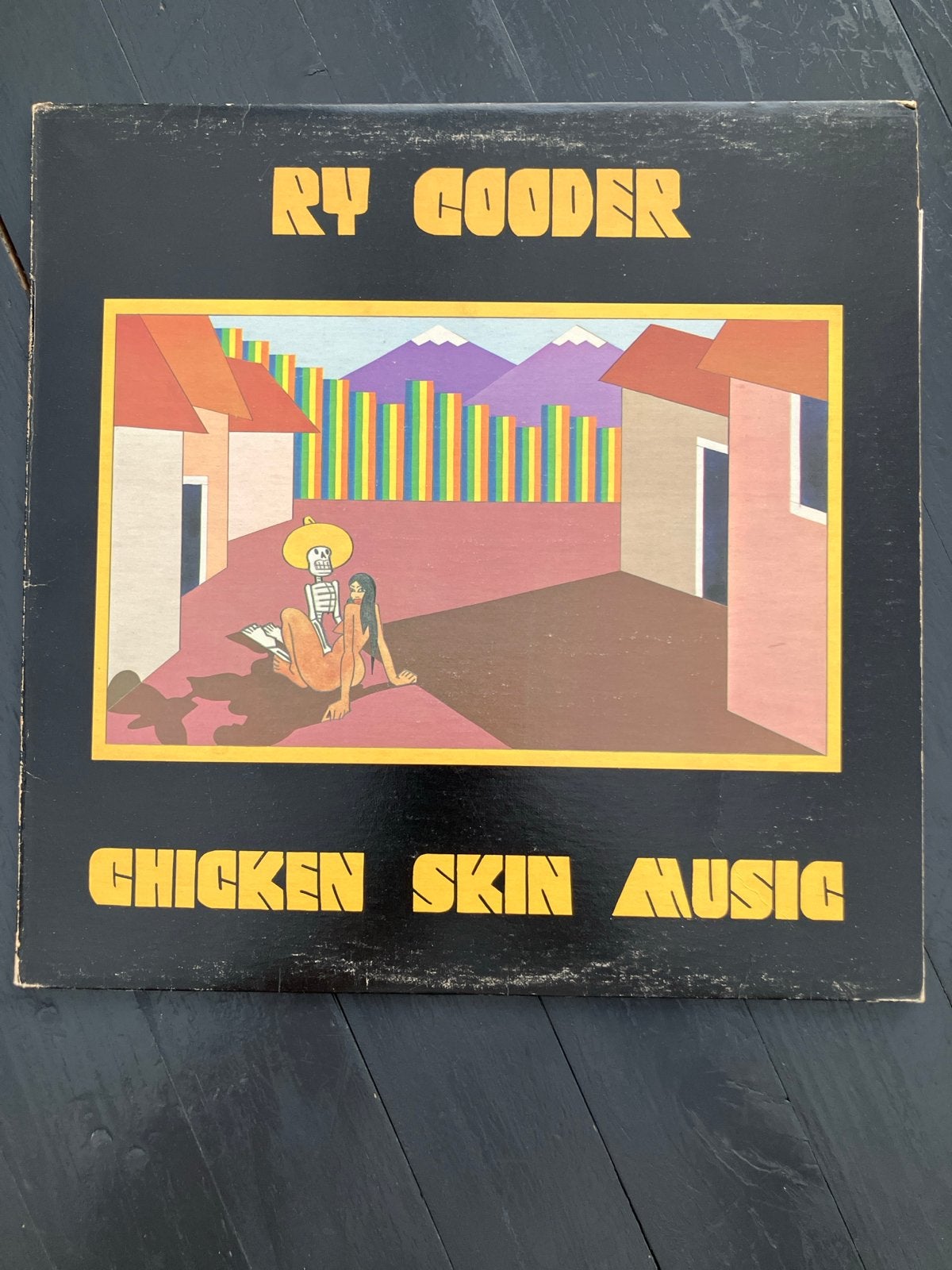 Ry Cooder - Chicken Skin Music LP (1976), LP, Gebruikt, Overige genres, Ophalen of Verzenden