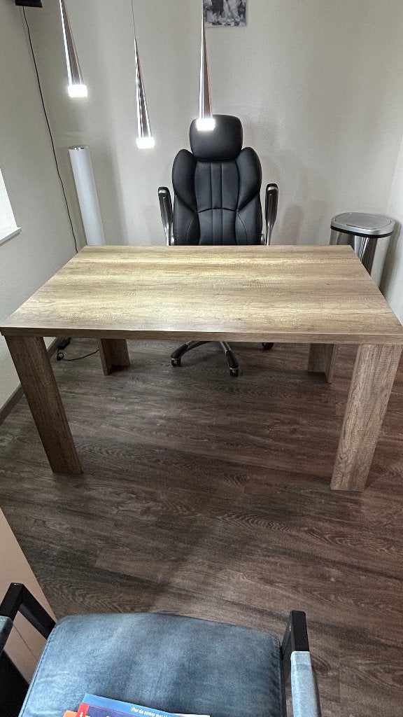 Eettafel 140x90x77, Ophalen, Zo goed als nieuw, Rechthoekig, 50 tot 100 cm