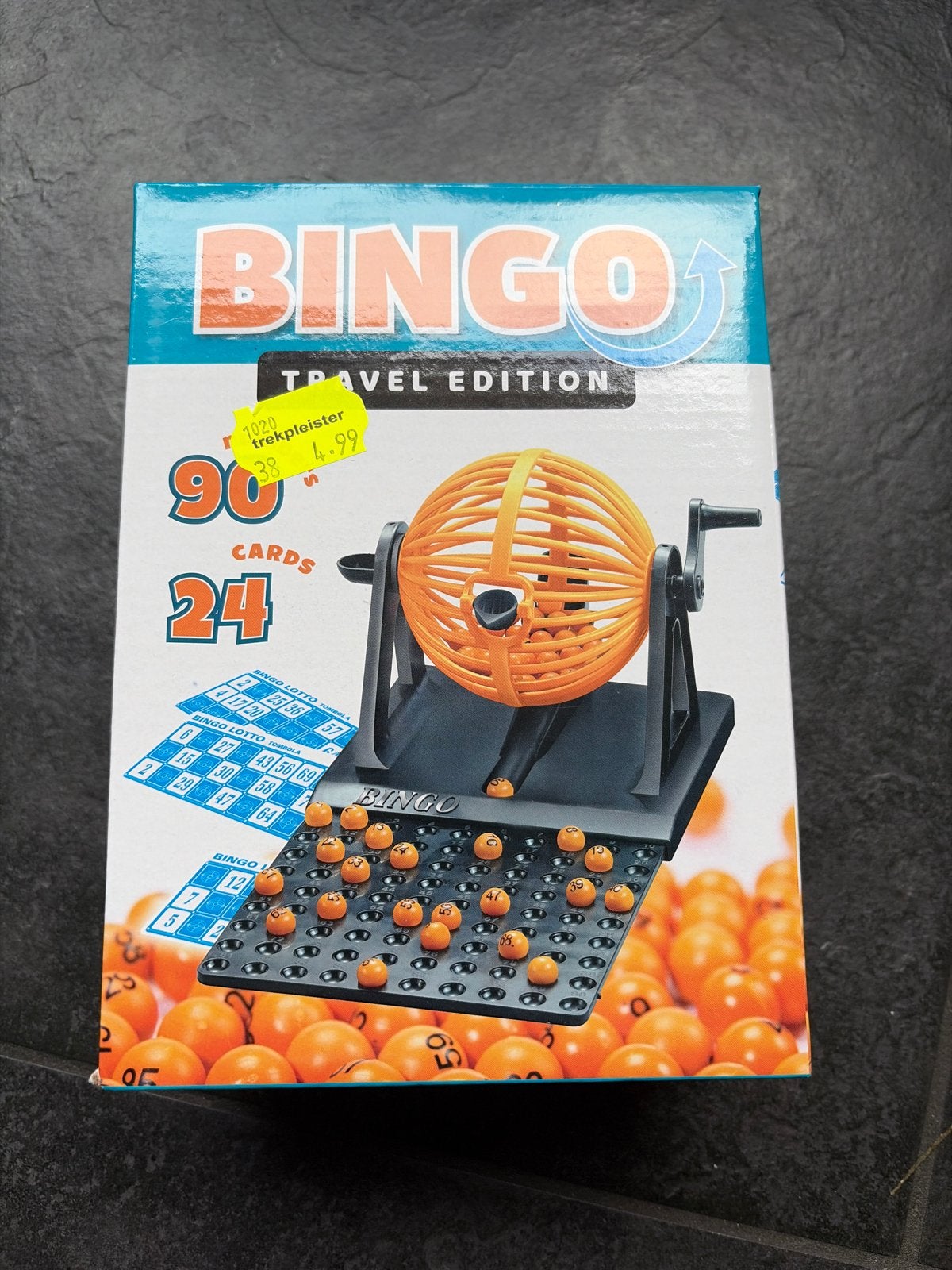 Bingo Travel Edition - Compact Reisspel, Hobby en Vrije tijd, Drie of vier spelers, Ophalen of Verzenden, Zo goed als nieuw