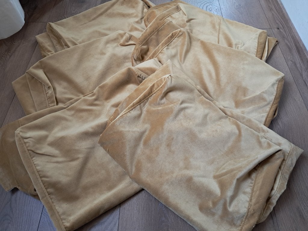 Mooie zo goed als nieuwe stoelhoezen, Overige kleuren, Nieuw, Ophalen of Verzenden, Stof