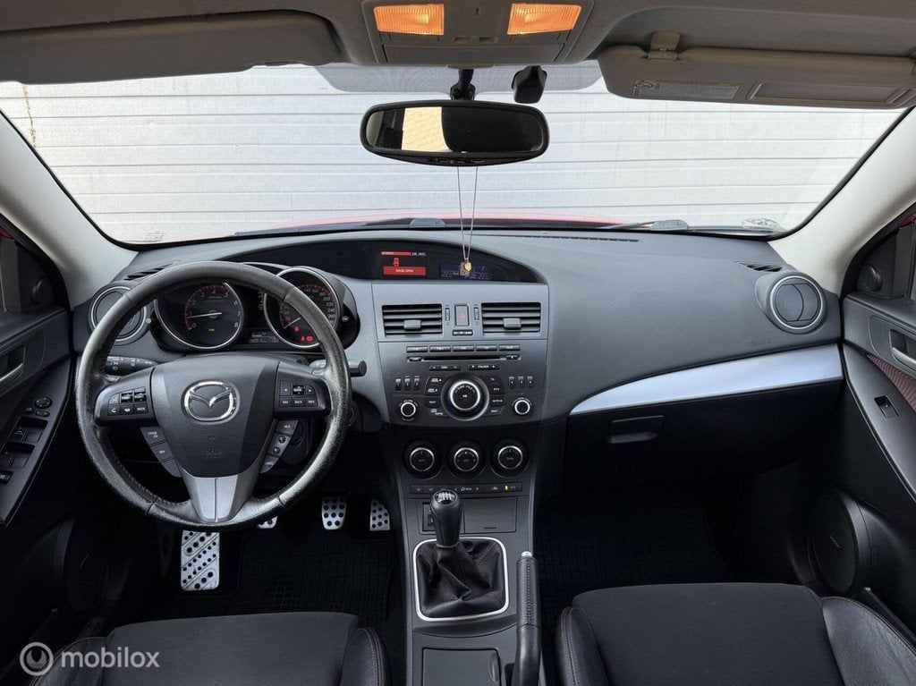 Mazda 3 2.3 DiSi Turbo MPS, Auto's, Voorwielaandrijving, Euro 5, Gebruikt, Zwart