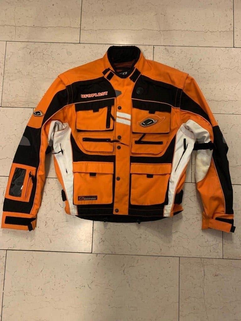 Ufo Plast motorjack – maat L, UFO, Jas | textiel, Heren, Ophalen of Verzenden