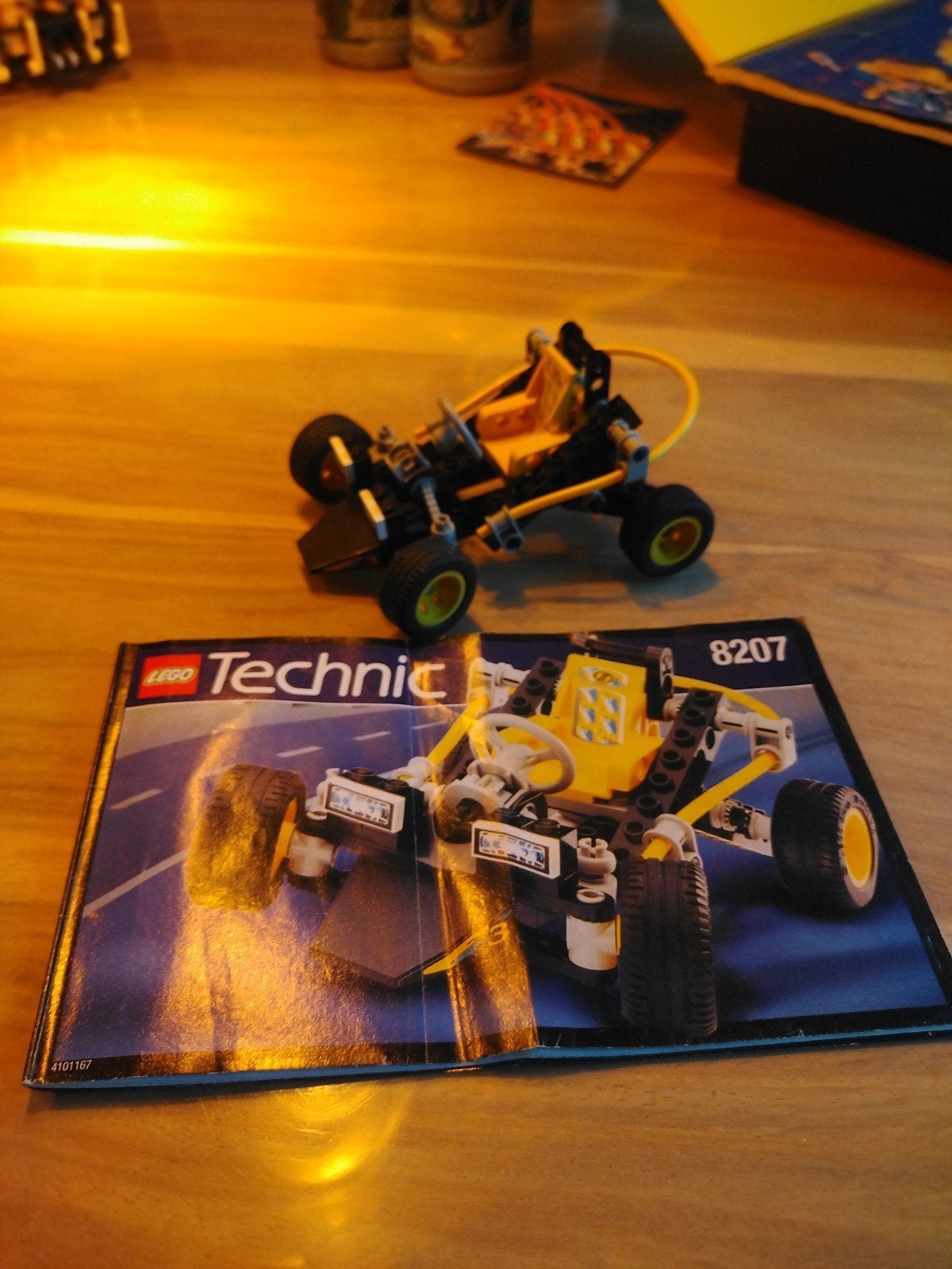 Lego Technic 8207: Racewagen met handleiding, Ophalen of Verzenden, Gebruikt