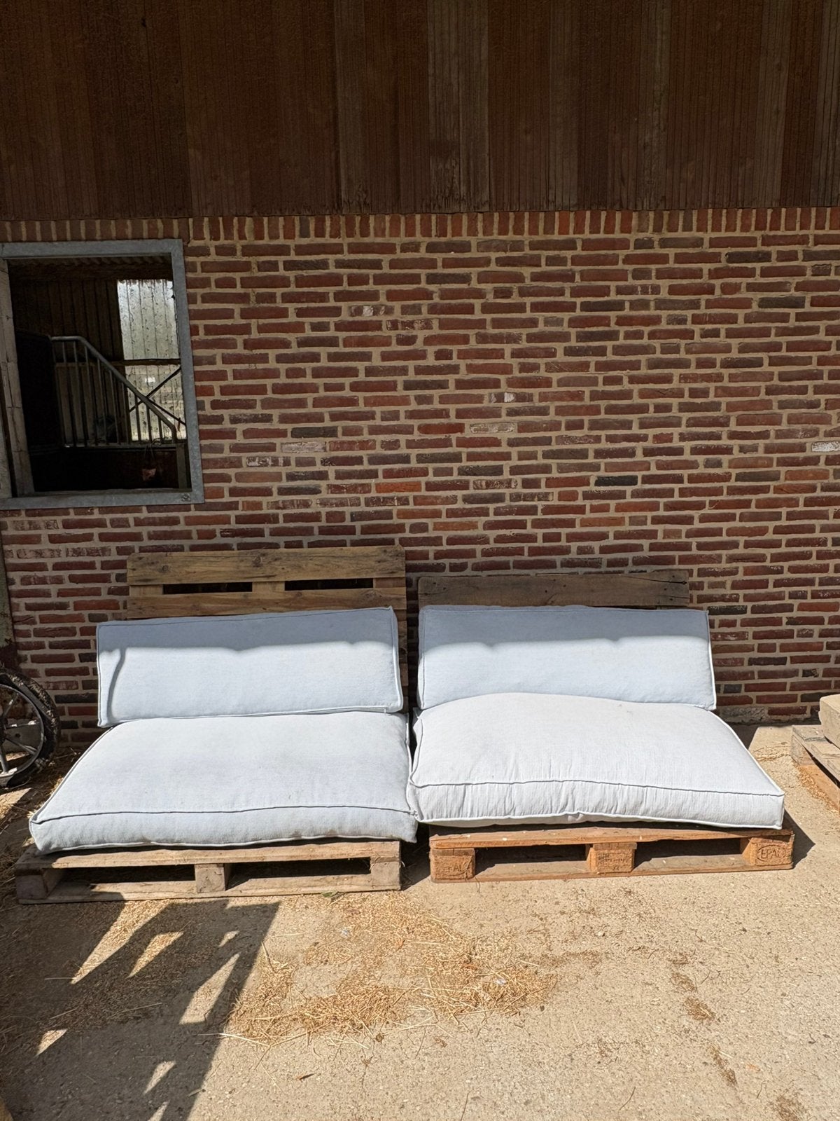 Set paletkussens, Ophalen, Zo goed als nieuw