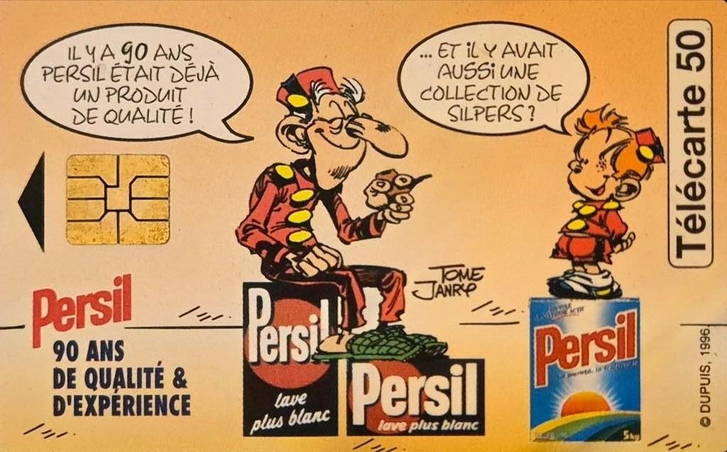 Telefoonkaart Robbedoes 50 tikken - Tome & Janry 1996, Verzamelen, Ophalen of Verzenden