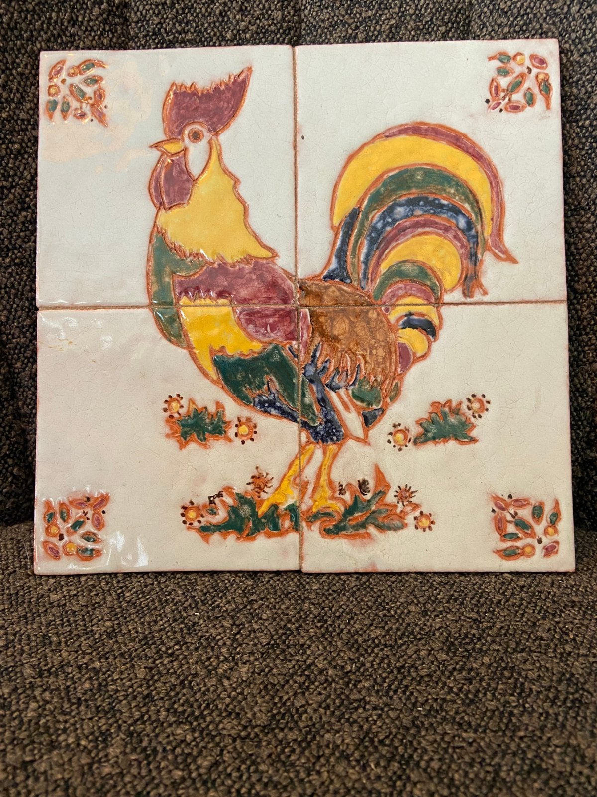 Tegeltableau afbeelding een Haan, Ophalen of Verzenden