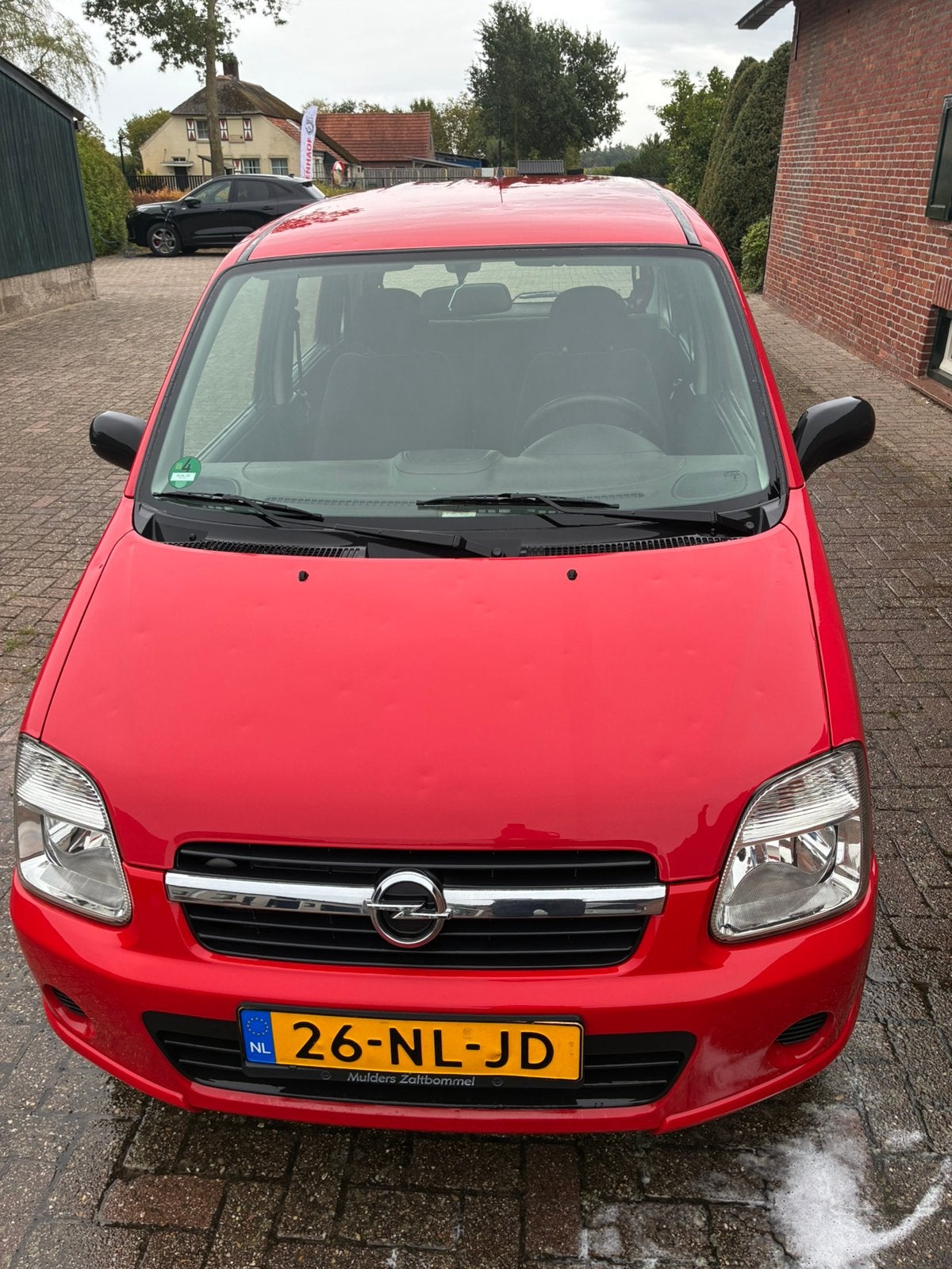 Opel Agila 1.0 2003 Rood zeer lage km stand 47.250 km, Auto's, Voorwielaandrijving, Stof, 31 €/maand, Origineel Nederlands