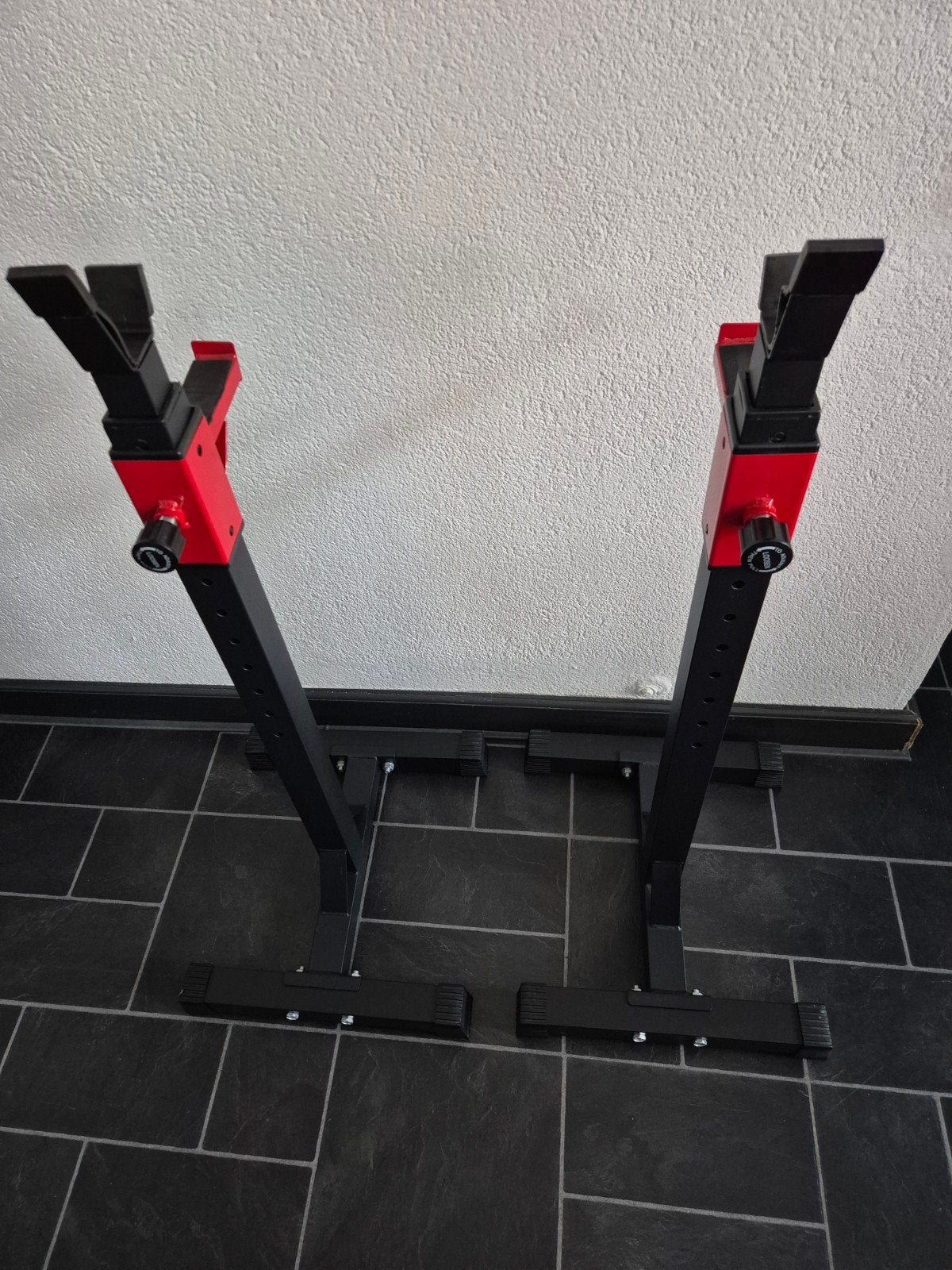 SQUAT STEUNEN - HALTERSTEUNEN - Verstelbare halterstandaards, Ophalen, Zo goed als nieuw, Overige typen