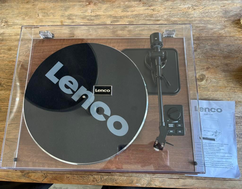 Lenco LS-410 Platenspeler, Ophalen, Zo goed als nieuw, Platenspeler, Overige merken