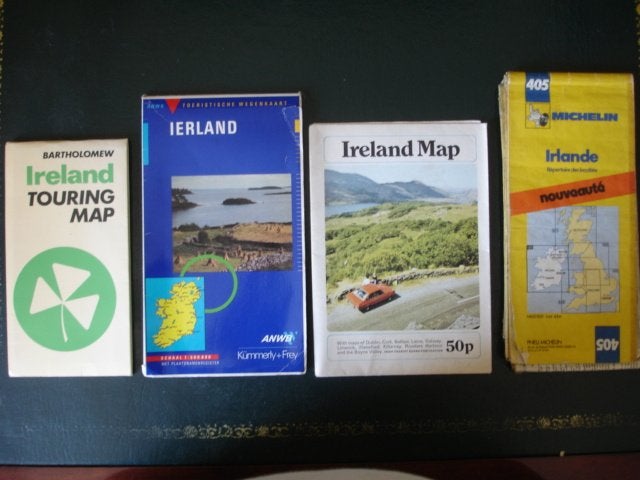Landkaarten. Ierland en Engeland, de hele serie voor weinig!, Gelezen, Verenigd Koninkrijk, Diverse auteurs, Ophalen of Verzenden