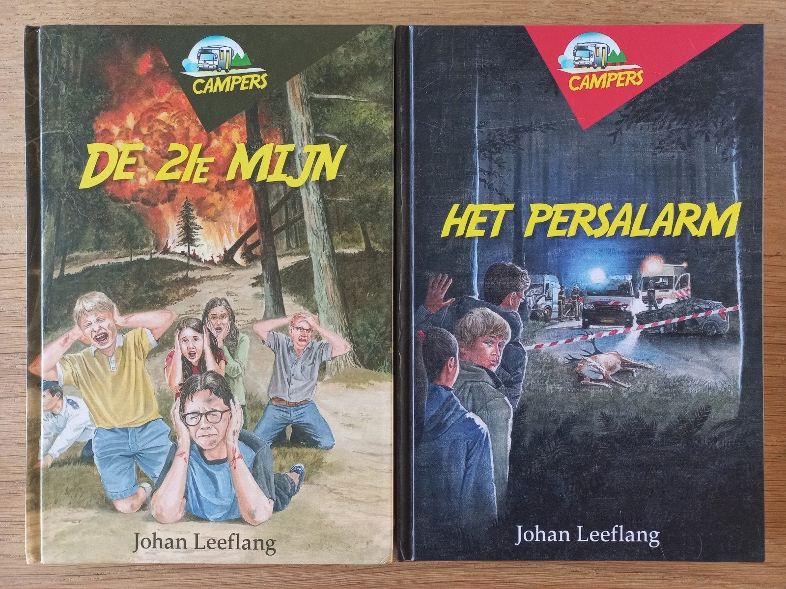 3x Campers-serie, Johan Leeflang, spannend, chr. samen €6,-, Ophalen of Verzenden, Gelezen