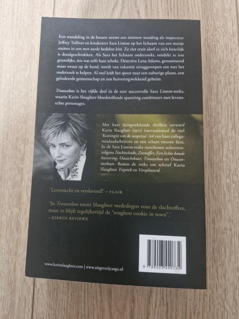 Karin Slaughter - Trouweloos, Ophalen of Verzenden, Zo goed als nieuw, Karin Slaughter