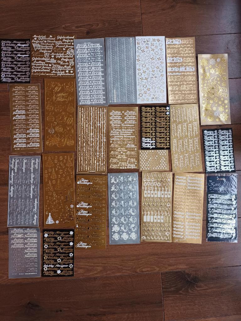 Kerst stickers kerststickers feestdagen voor kaarten maken, Hobby en Vrije tijd, Kaarten | Zelf maken, Ophalen of Verzenden, Zo goed als nieuw