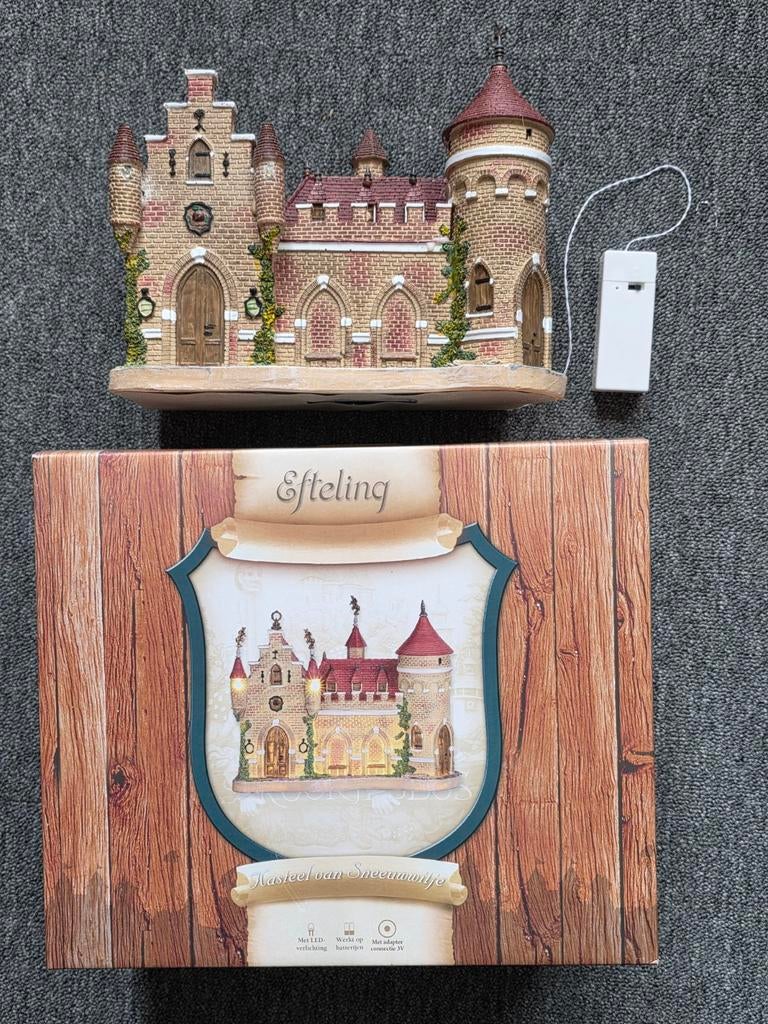 Efteling Anton Pieck Kasteel Sneeuwwitje en de 7 Dwergen, Verzamelen, Efteling, Zo goed als nieuw, Beeldje of Poppetje, Ophalen of Verzenden