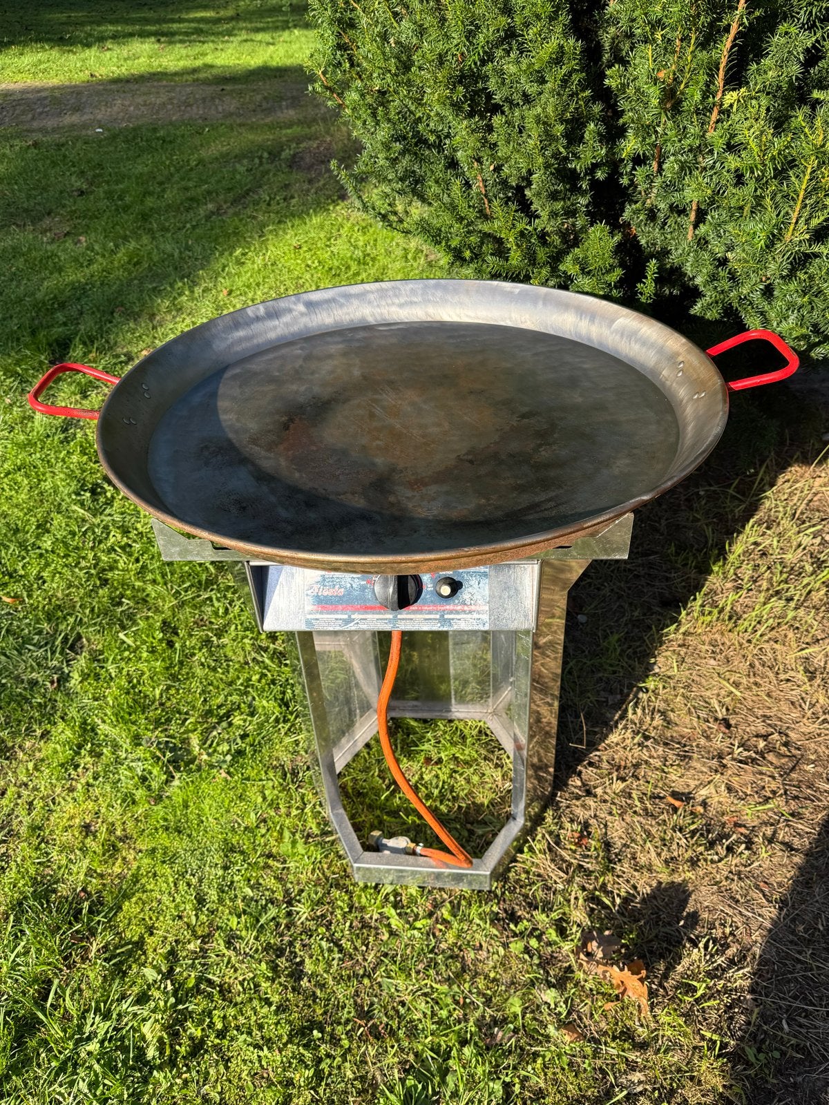 Hendi Fiesta 800 Paella Pan met Gasbrander, Ophalen, Gebruikt