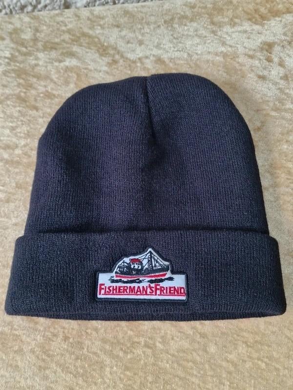 Fisherman’s Friend Beanie Zwart – Vintage Promo Hat, Ophalen of Verzenden