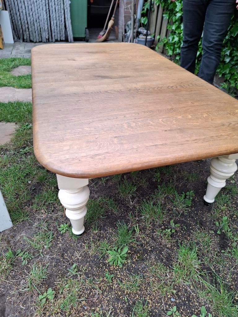 Salontafel massief hout.160x8045, 100 tot 150 cm, Zo goed als nieuw, Minder dan 50 cm, Rechthoekig