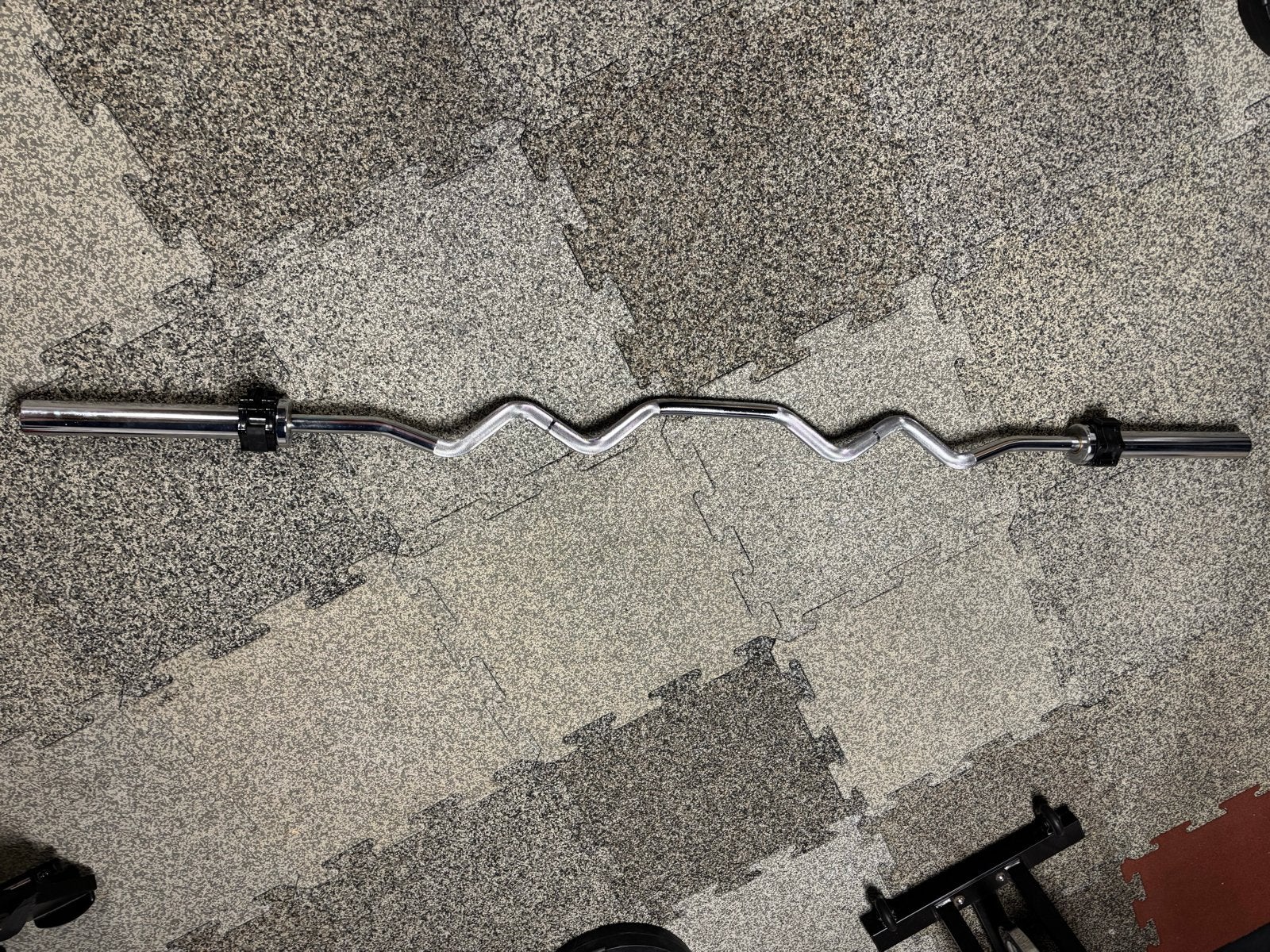 Halter stang / curl bar, Ophalen, Gebruikt, Armen, Halterstangen