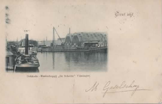 Vlissingen Dokkade Maatschappij De Schelde, Verzenden, Voor 1920, Gelopen, Zeeland