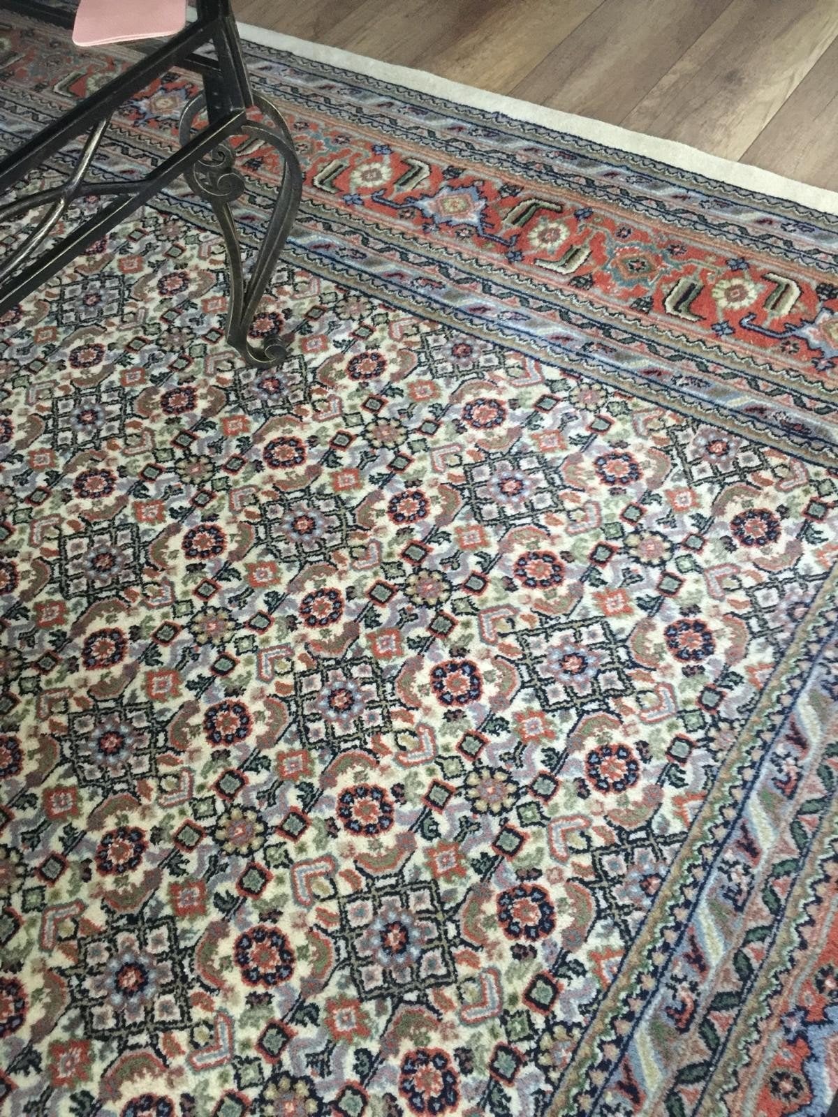 Prachtig Perzisch Herati Tapijt(305x251)- Handgeknoopt- ZGAN, Ophalen, 200 cm of meer, Zo goed als nieuw, 200 cm of meer
