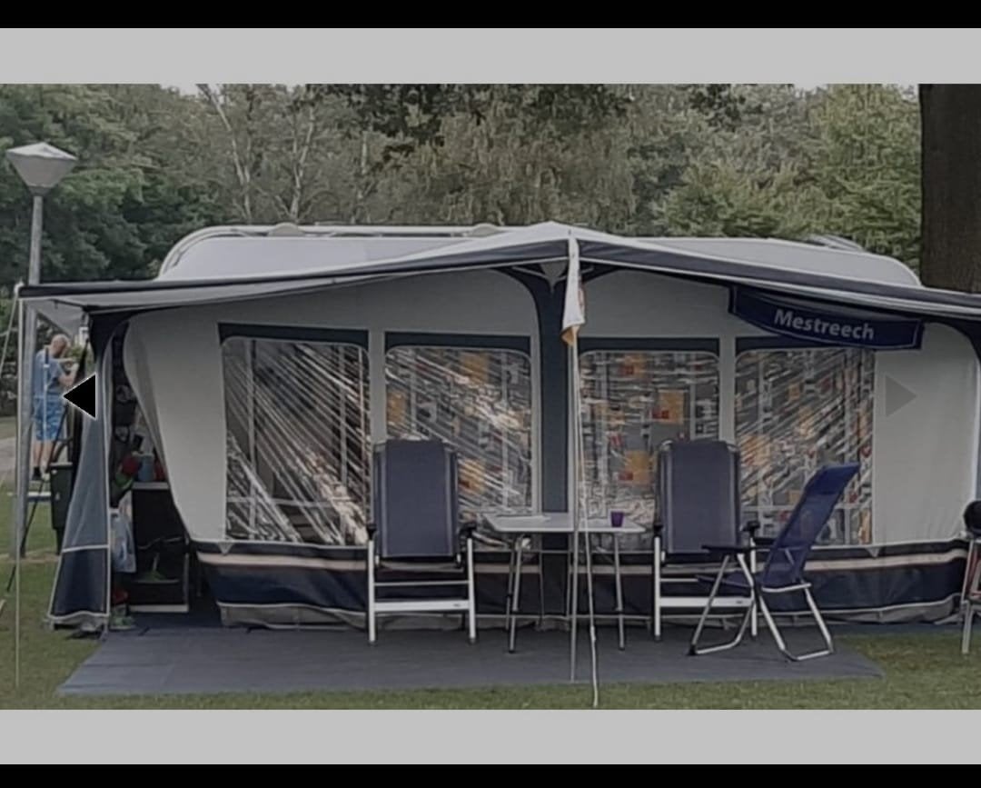 Dorema Athene voortent met luifel maat 13 (950-975 cm), Caravans en Kamperen, Caravan accessoires, Ophalen of Verzenden, Gebruikt